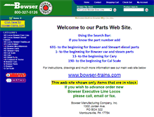 Tablet Screenshot of bowserorders.com